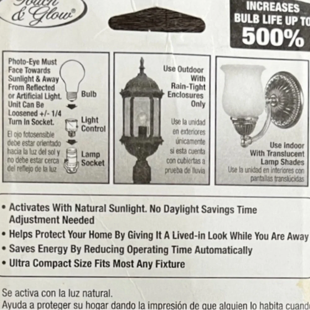 💞 New Automatic Dusk to Dawn Light Control Exterior Lamp Adapter